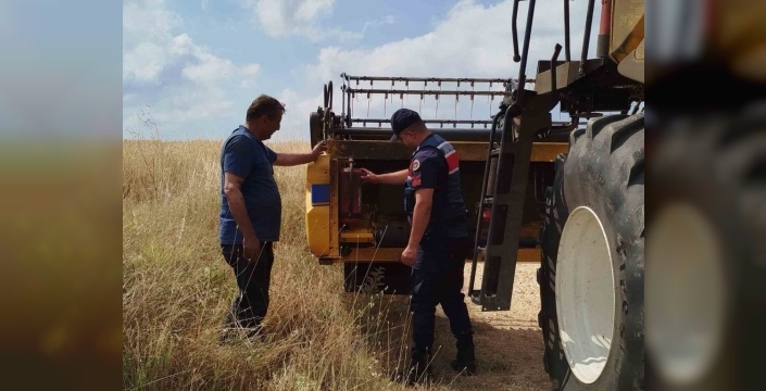 Bilecik'te hasat sezonunda yangın denetimleri yapıldı