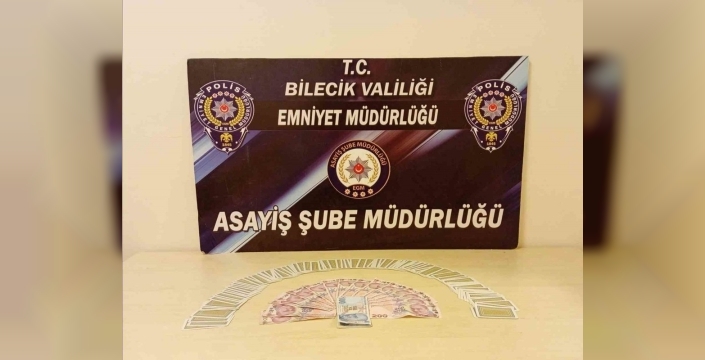 Bilecik'te kumar baskını: 7 kişiye 95 bin lira ceza kesildi