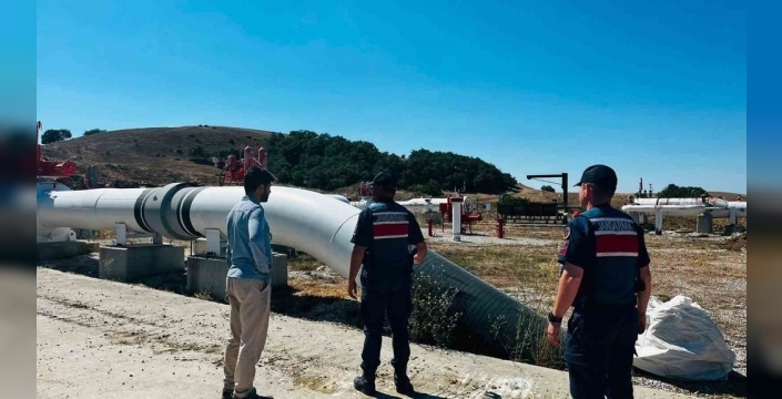 Bilecik'te NATO boru hattı ve göletlerde denetim yapıldı