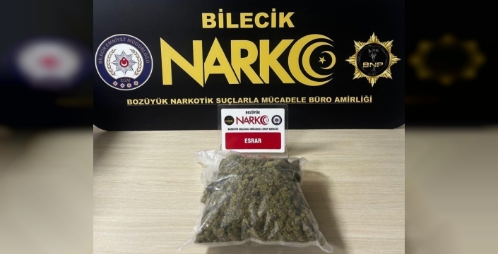 Bilecik'te uyuşturucu operasyonunda iki kişi gözaltına alındı