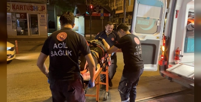 Bursa'da motosiklet kazasında kadın sürücü yaralandı