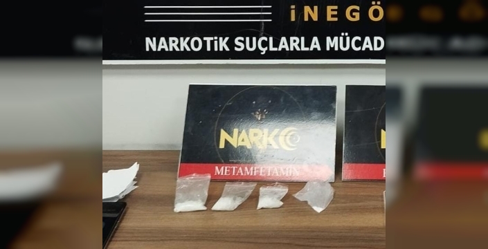Bursa'da uyuşturucu ile kaçmaya çalışan şahıs polis tarafından yakalandı