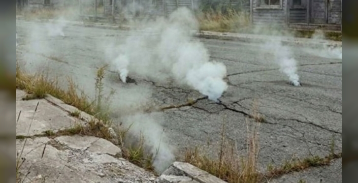 Centralia'daki yer altı yangını on yıllardır sürüyor