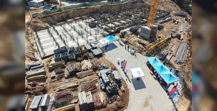 Dursunbey orman işletmesi için yeni hizmet binası inşaatına başlandı