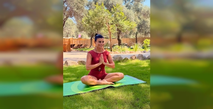 Ece Vahapoğlu, kanser tedavisinin ardından Bodrum'da