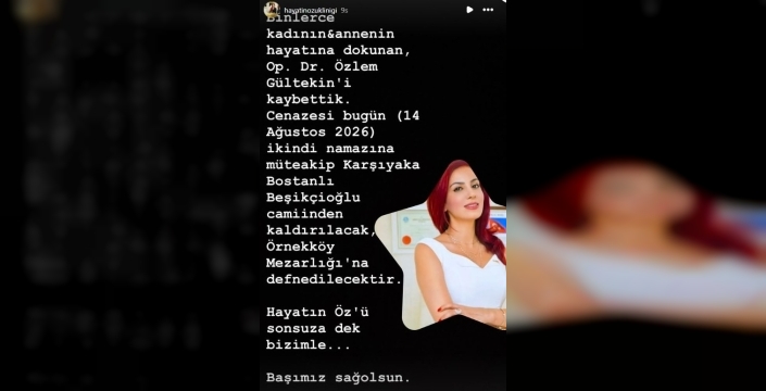 Erhan Çelik'in eşi Özlem Gültekin vefat etti