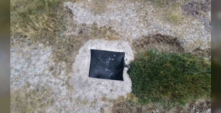 Erzurum'da köpüren su alev alıyor, cilde yumuşaklık veriyor