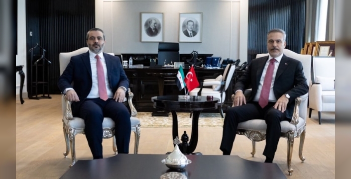 Fidan ve Suriyeli mevkidaşı kritik görüşmede: Bölgenin kaderi masada!