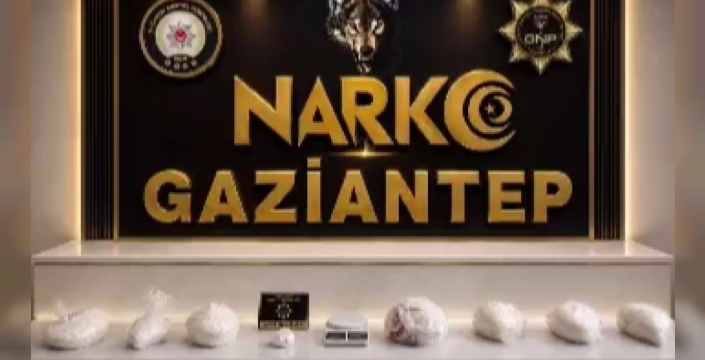 Gaziantep'te uyuşturucu operasyonunda 7 kilo metamfetamin ele geçirildi