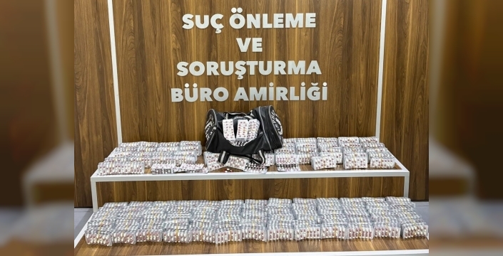 Gaziemir'de 9 bin uyuşturucu hap ele geçirildi
