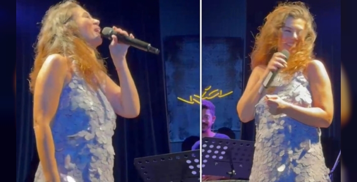 Gökçe Bahadır, Bodrum konserinde hamilelik sonrası sahne aldı