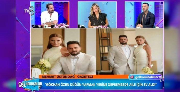 Gökhan Özen, düğün parasını depremzede aileye ev almak için kullandı