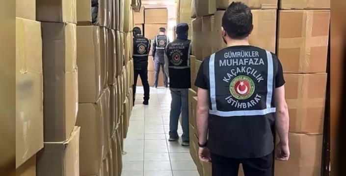 Gümrükte ele geçirilen kaçak eşya miktarı 71,9 milyar lira