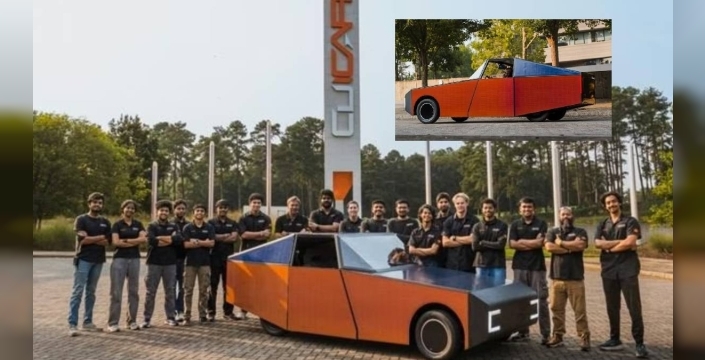 Güneş enerjisiyle çalışan elektrikli otomobil prototipi üretildi