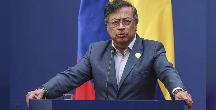 Gustavo Petro, saraydan ayrılırken veda konuşması yaptı