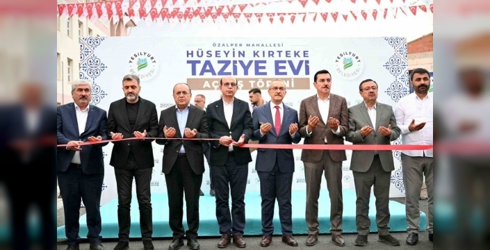 Hüseyin Kırteke Taziye Evi, Yeşilyurt’ta açıldı