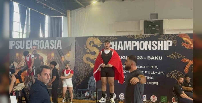 İzmirli Aras Nal iki dalda dünya şampiyonu oldu