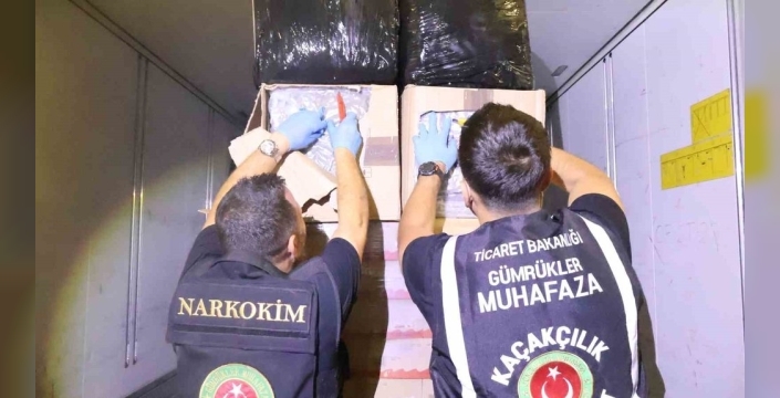 Kapıkule'de 810 kg esrar ele geçirildi