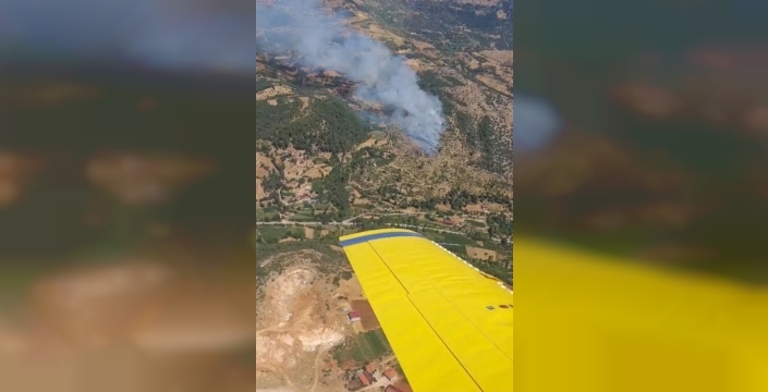Kiraz'da çıkan orman yangını kontrol altına alındı