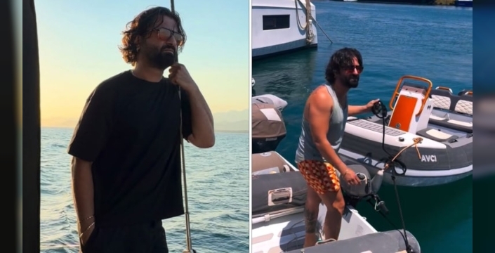 Koray Avcı, konser yorgunluğunu teknede atıyor