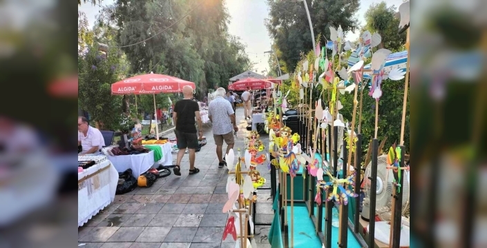 Köyceğiz ikinci el pazarı sıcaktan etkilendi