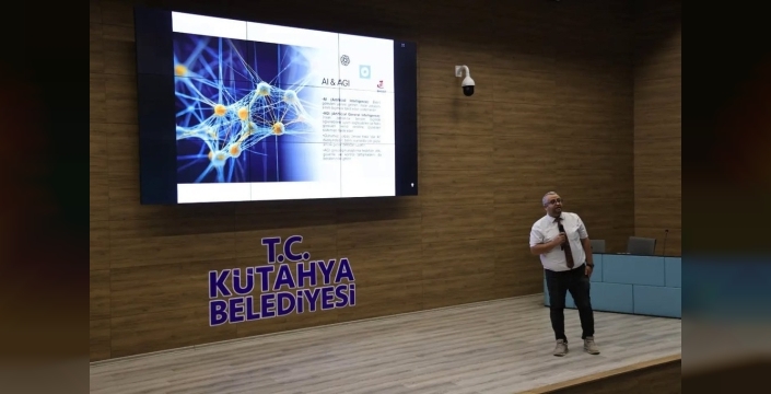 Kütahya Belediyesi personeline yapay zeka eğitimi verildi