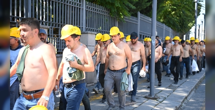 Madenciler hakları için Külliye'ye yürüyecek