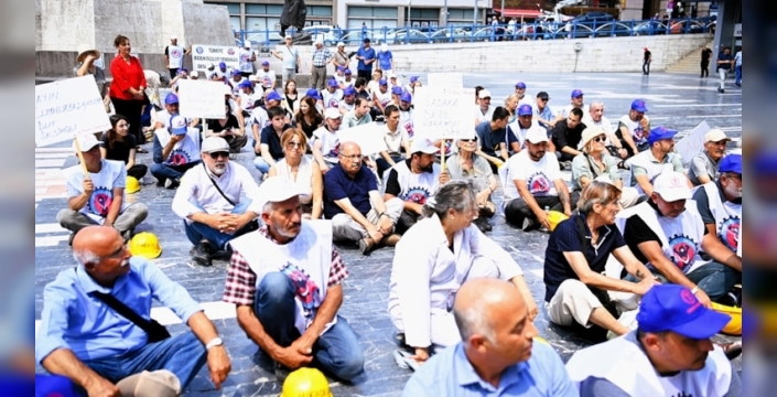 Madenciler, hakları için Meclis’e yürüyor
