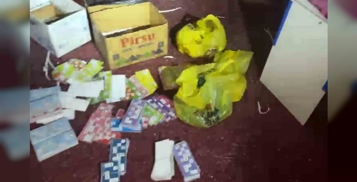 Manisa'da 'düğün salonu' görünümlü kumar yuvasına şok baskın: Gizli bölmeden tombala malzemeleri çıktı!