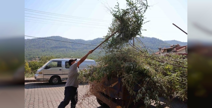 Marmaris’te yangın riskine karşı çevre temizliği seferberliği
