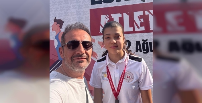 Nurefşan Olgun uzun atlamada Türkiye üçüncüsü