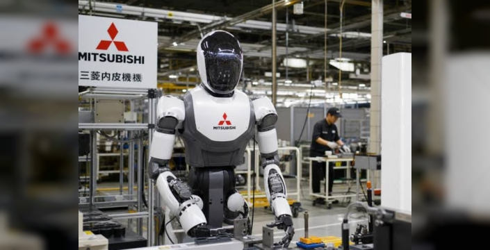 Otomotiv devi Mitsubishi, geleceğin fabrikaları için insansı robotlara kucak açtı: Ayda 1000'den fazla üretilecek!