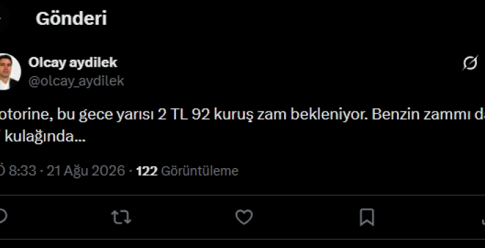 Petrol fiyatlarındaki artış akaryakıt maliyetlerini yükseltiyor