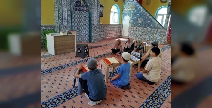 Saklar köyünde yaz Kur'an kursu kapanış programı yapıldı