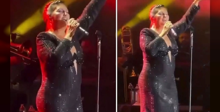 Sibel Can'ın Belek'teki sahne kıyafeti tartışma yarattı