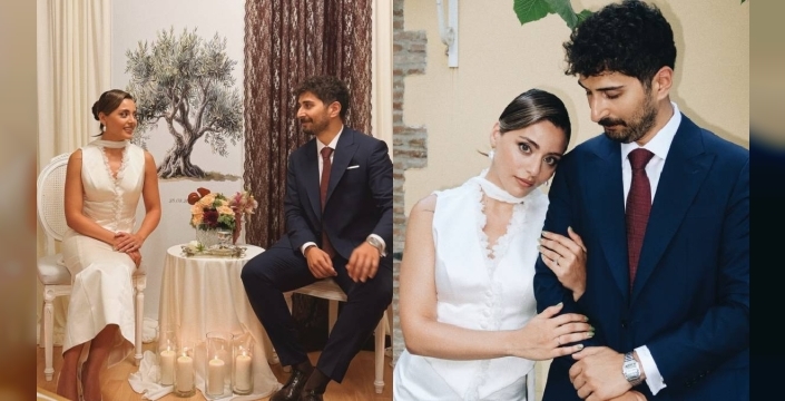 Sıla Türkoğlu ve Ata Ayyıldız nişanlandı