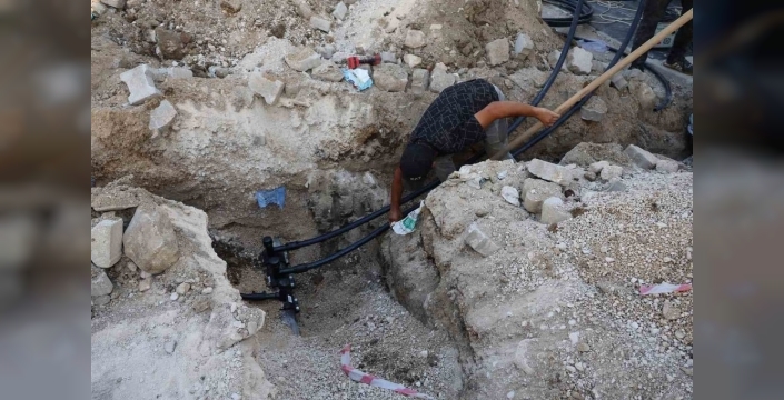 Söğüt'te yeni içme suyu hattına 400 abone bağlandı