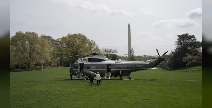 Trump'ın helikopteri havalanırken nefesler tutuldu: FAA soruşturma başlattı!