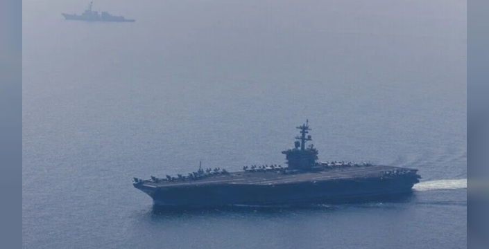 USS George Washington uçak gemisi Orta Doğu'ya ulaştı