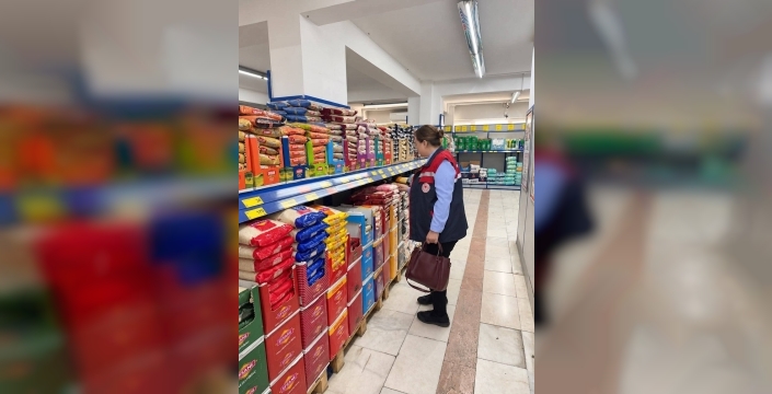 Afyonkarahisar'da market fiyatları TÜFİS kapsamında incelendi