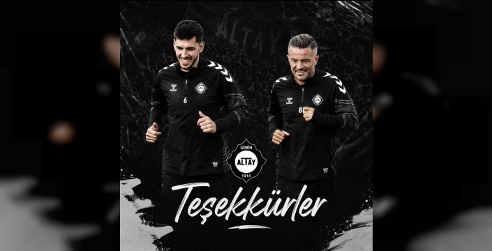 Altay'da iki oyuncu futbolu bıraktı
