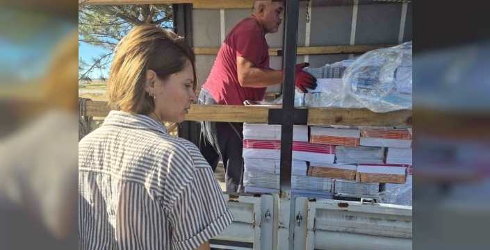 Altıntaş’ta ders kitaplarının dağıtım süreci başladı