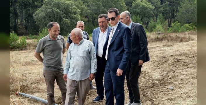 Aşağı Yoncaağaç köyünün su sondajı devam ediyor
