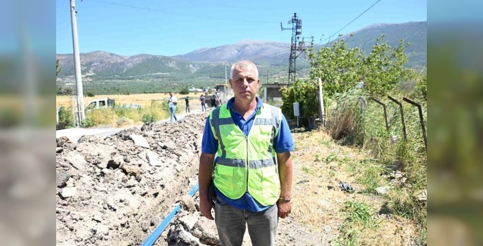 Avdan'da 30 yıllık su sorunu çözüldü