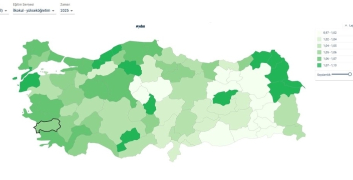 Aydın'da muhtemel eğitim süresi 16 yıla indi