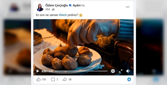Aydın inciri için tanıtım filmi hazırlandı