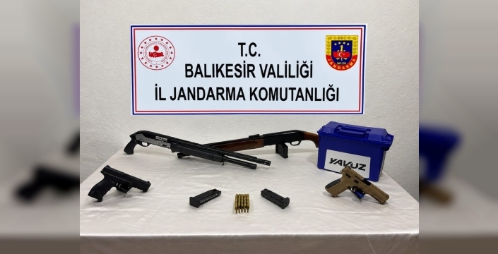 Bandırma ve Ayvalık'ta silah ticareti operasyonu gerçekleştirildi