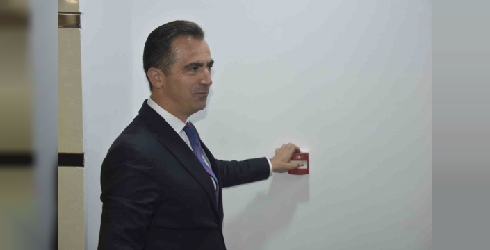 Bitlis Valiliği'nde yangın tatbikatı gerçekleştirildi