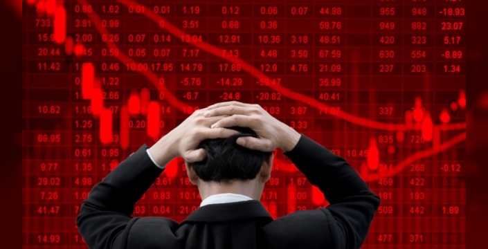 Borsa düşüşü dış basında yer aldı
