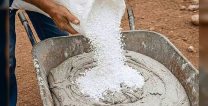 Çimentoya strafor eklenerek hafif beton yapılıyor